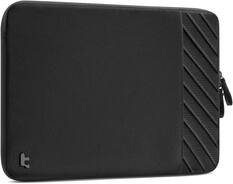 Front. tomtoc - Voyage-A10 Slim Laptop Sleeve for 2026 13-inch MacBook Air M5(A3449)/M4/M3/M2/M1, 13 Inch MacBook Pro, Minimalist Design - Black.