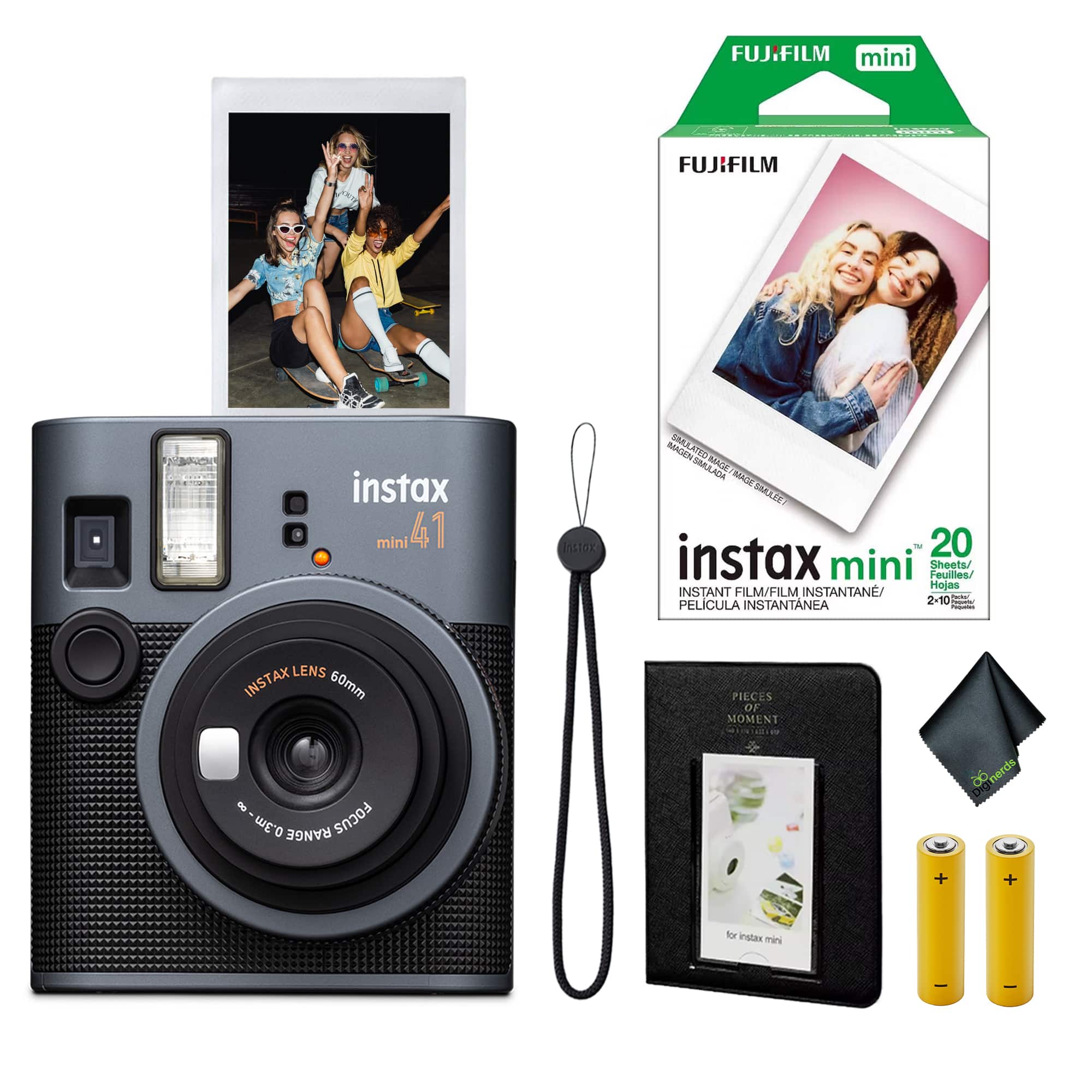 新品FUJIFILM instax mini 41 本体 ブラック/おまけ付き Fuji Instax Mini 41 – dubblefilm
