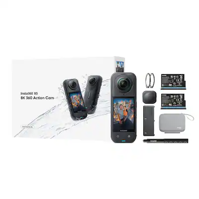 Insta360 X5 Essentials Bundle Black X504 - Best Buy Insta360 X5 Essentials Bundle Black X504 - Best Buy