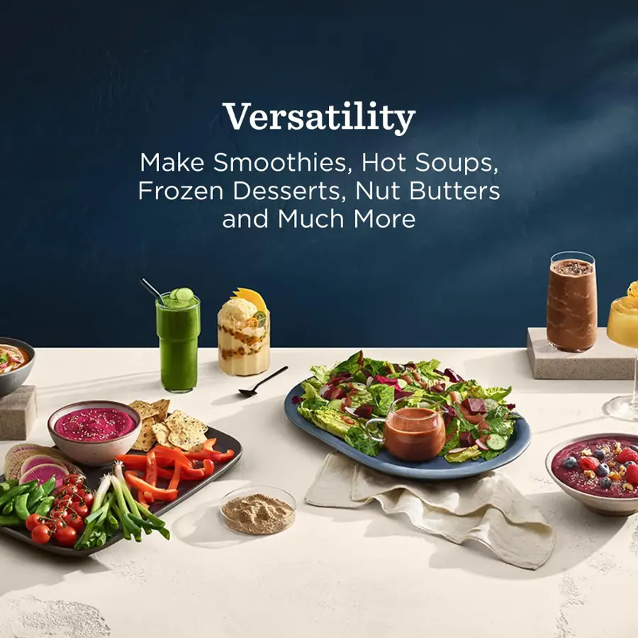 Versatility: Make Smoothies, Hot Soups, Frozen Desserts, Nut Butters and Much More