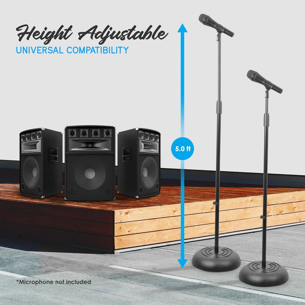 Height Adjustable  
UNIVERSAL COMPATIBILITY  

5.0 ft  

*Microphone not included