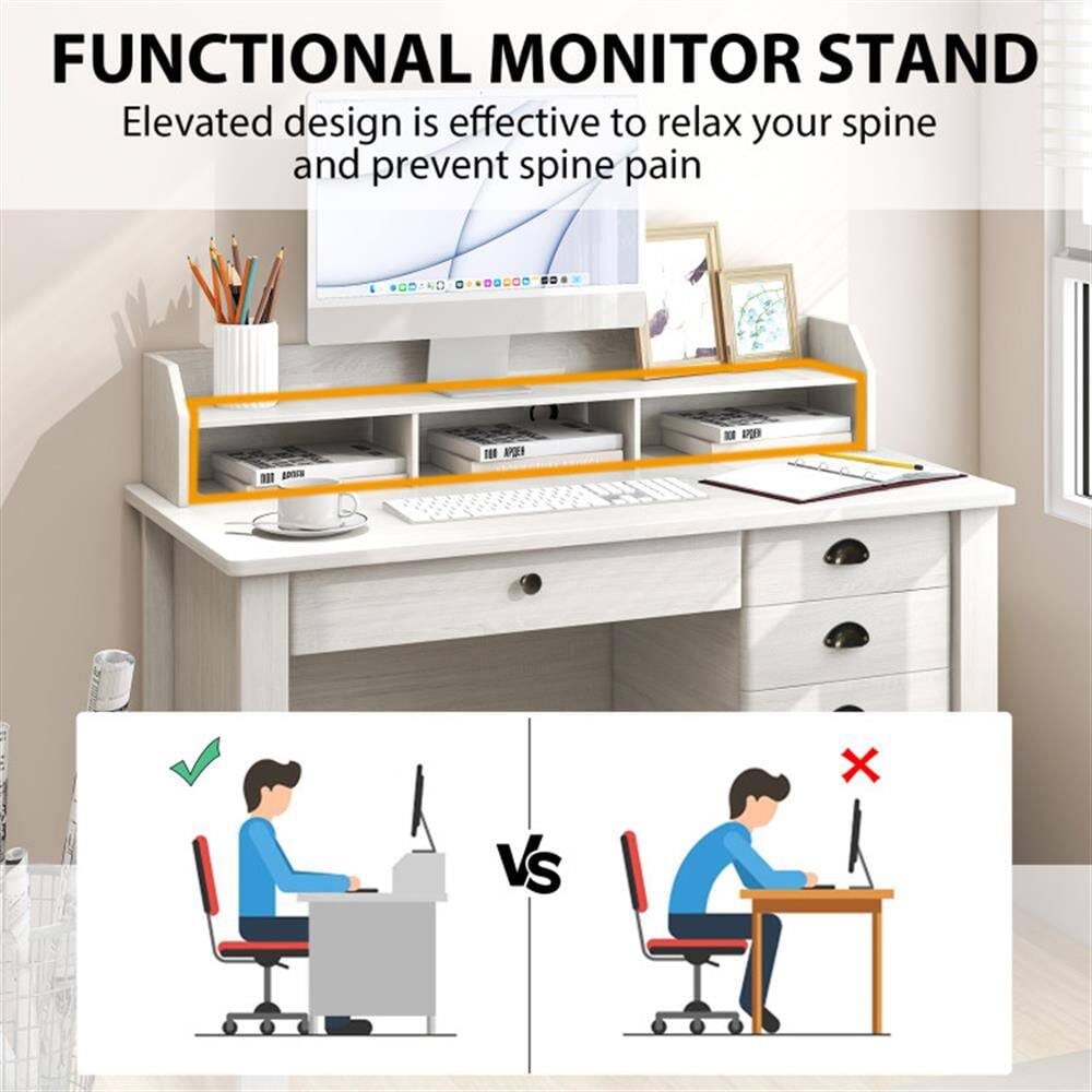 FUNCTIONAL MONITOR STAND  
Elevated design is effective to relax your spine and prevent spine pain