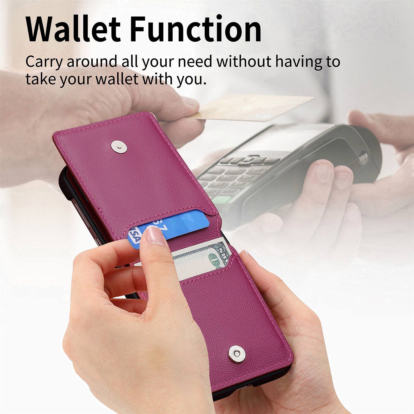 Wallet Function  
Carry around all your need without having to take your wallet with you.