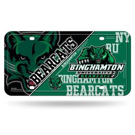 Rico Industries - Binghamton Bearcats 12x6 Metal License Plate Auto Tag - Multi