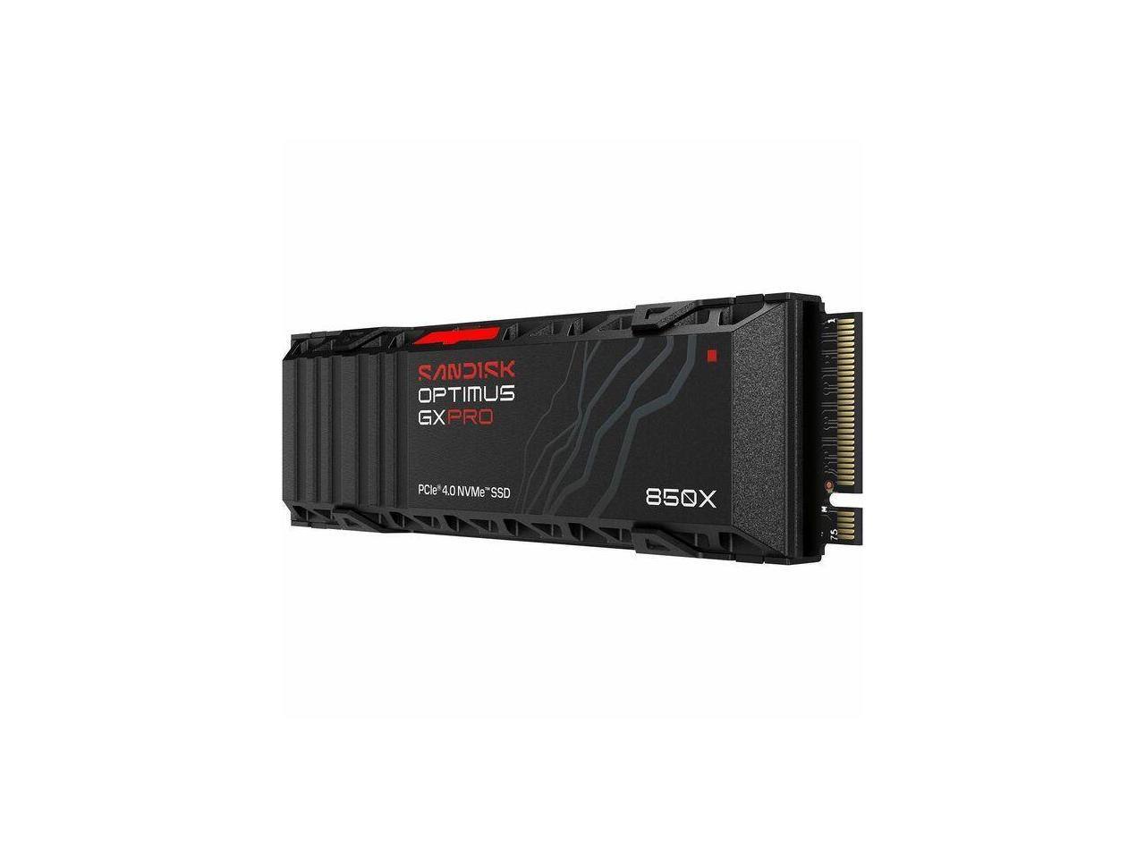SANDISK OPTIMUS GXPRO PCIe 4.0 NVMe SSD  
850X