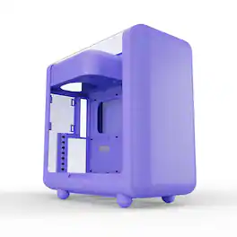 HYTE - X50 Modern Performance ATX Mid-Tower PC Gaming Case - Taro Milk