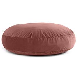 Jaxx - 6 Foot Cocoon - 2-in-1 Convertible Bean Bag Bed & Large Bean Bag Chair for Adults, Premium Lush Velvet - Mauve - Lush Velvet Mauve