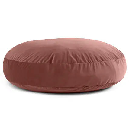 Front. Jaxx - Jaxx 6 Foot Cocoon - 2-in-1 Convertible Bean Bag Bed & Large Bean Bag Chair for Adults, Premium Lush Velvet - Mauve - Lush Velvet Mauve.