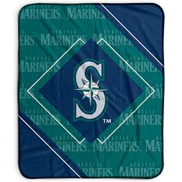 Pegasus - Seattle Mariners 50" x 60" Diamond Logo Fleece Blanket - Multicolor