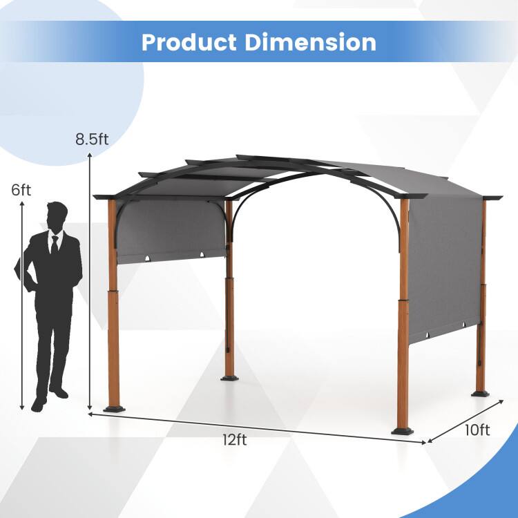 Product Dimension: 8.5ft x 6ft x 12ft x 10ft