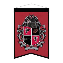 Sporticulture - Atlanta Falcons 15" x 22" Crest Banner - Multicolor