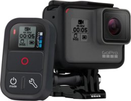 GoPro - Smart Remote for MAX, HERO8 Black, HERO7 Black - Black - Front_Zoom