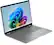 Alt View 5. HP - OmniBook X Flip 2-in-1 - 16" 2K Touchscreen Laptop - AMD Ryzen AI 5 430 (2026) - 16GB Memory - 512GB SSD - Copilot+ PC - Meteor Silver.