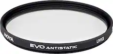 Angle. Hoya - 82mm EVO Antistatic UV Filter - Black.