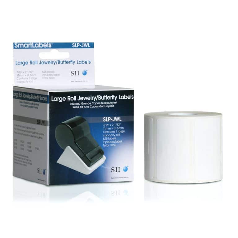 "Seiko - SLP-JWL Jewellery Labels - 7/16"" Width x 2 1/32"" Length - Rectangle - Direct Thermal - White - 1050 / Roll - 1 /" price history on PriceWatchPro