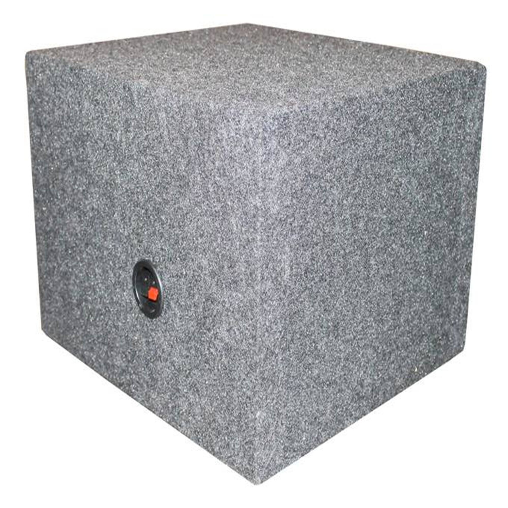 Alt View 3. QPower - QPower Single 10" Vented Subwoofer Sub Enclosure (2 Pack).