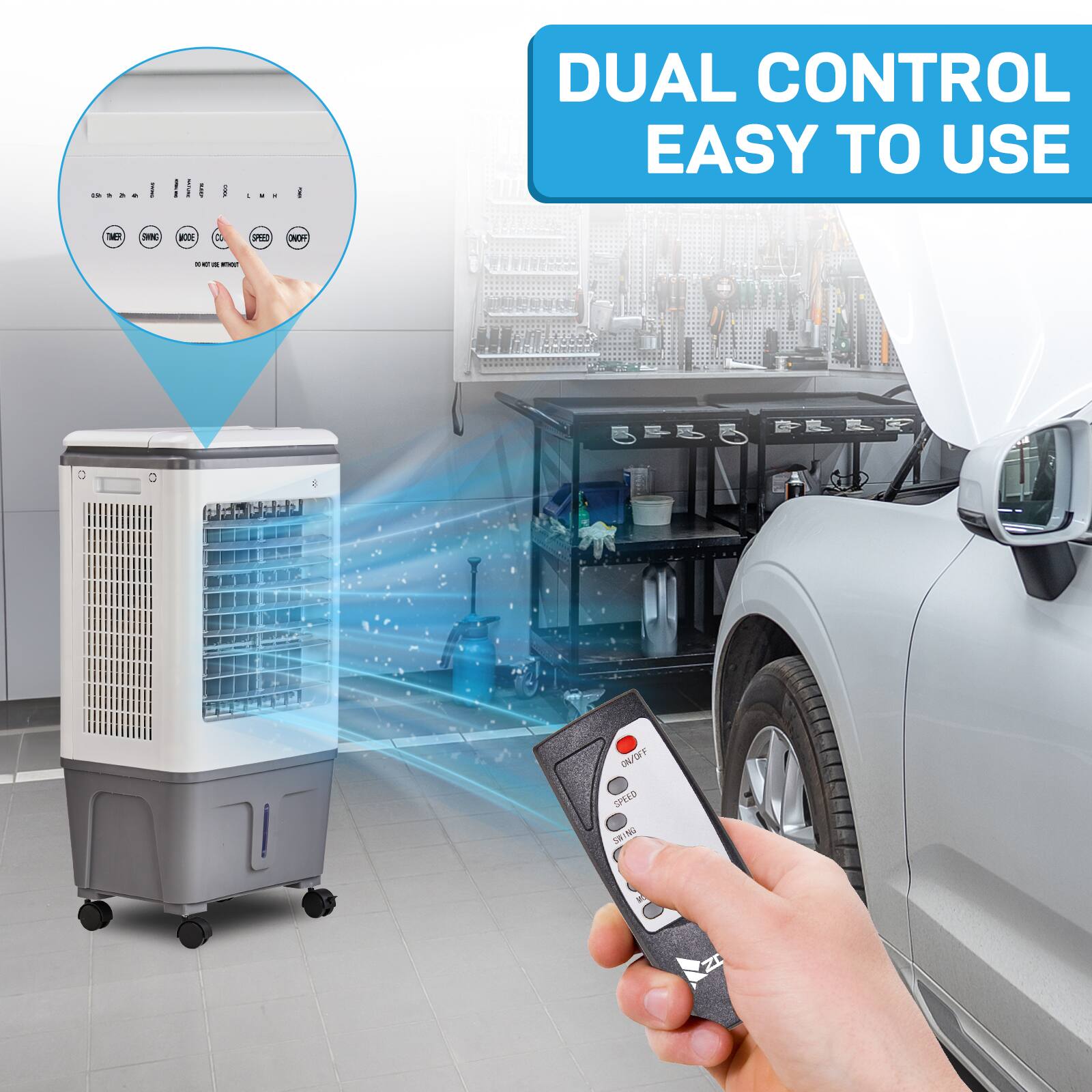 DUAL CONTROL  
EASY TO USE