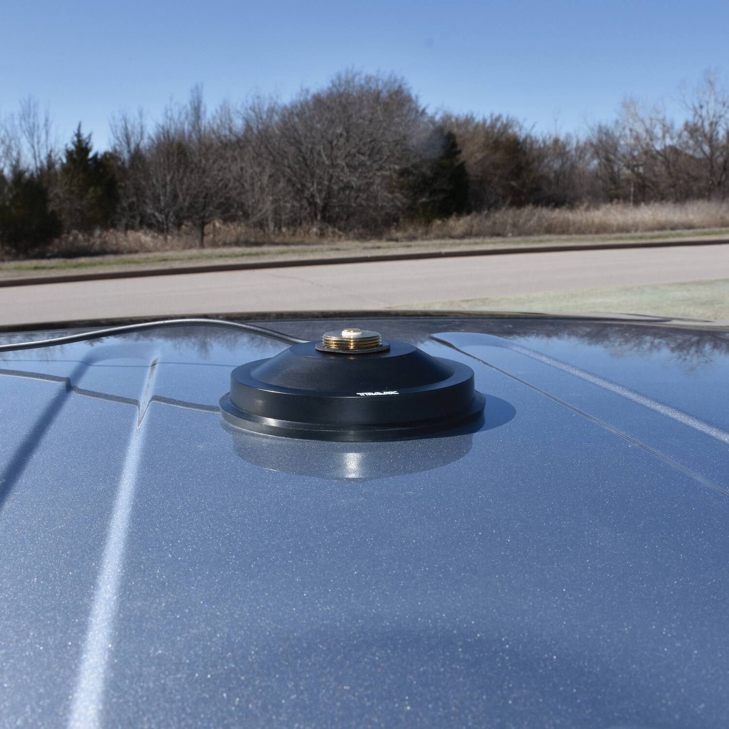 Alt View 6. Tram - Tram 1265r Nmo 5-in. Magnet With Soft Rubber Boot, 17 Ft. Cable, Pl-259 - Black.