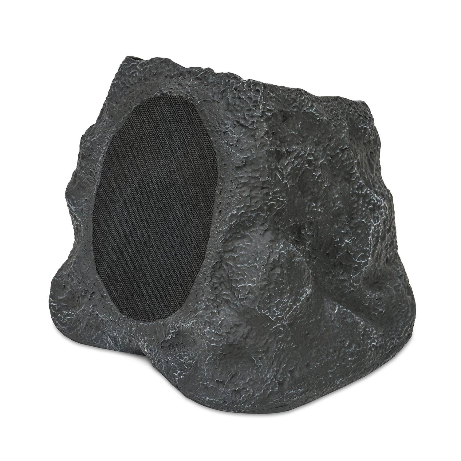 Alt View 1. Victrola - Outdoor Wireless Bluetooth Solar Rock Speaker Connect (Each) - Granite.
