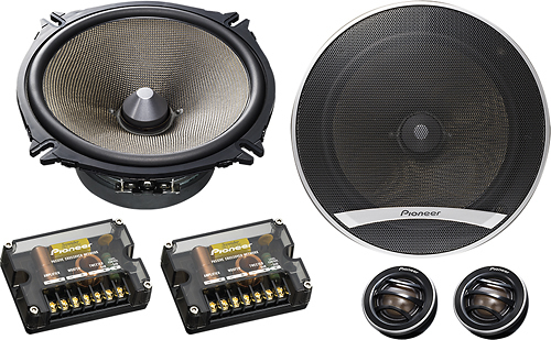 Best Buy: 6-3/4" Component Speakers with KEVLAR and Basalt Woofer Cone (Pair) Black TS-D1720C
