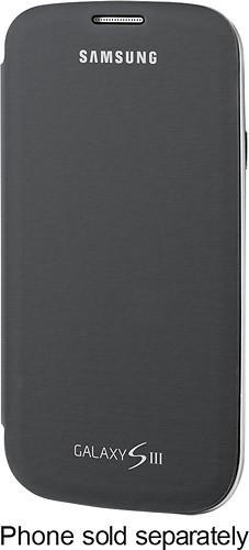  Samsung - Flip-Cover Case for Samsung Galaxy S III Cell Phones - Gray