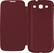 Alt View 2. Samsung - Flip-Cover Case for Samsung Galaxy S III Cell Phones - Red.