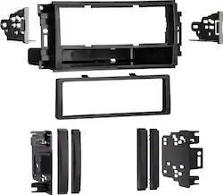 Metra - Dash Kit for Select 2007-2020 Jeep Dodge Volkswagen Ram Chrysler Mitsubishi DIN DDIN - Black - Front_Zoom