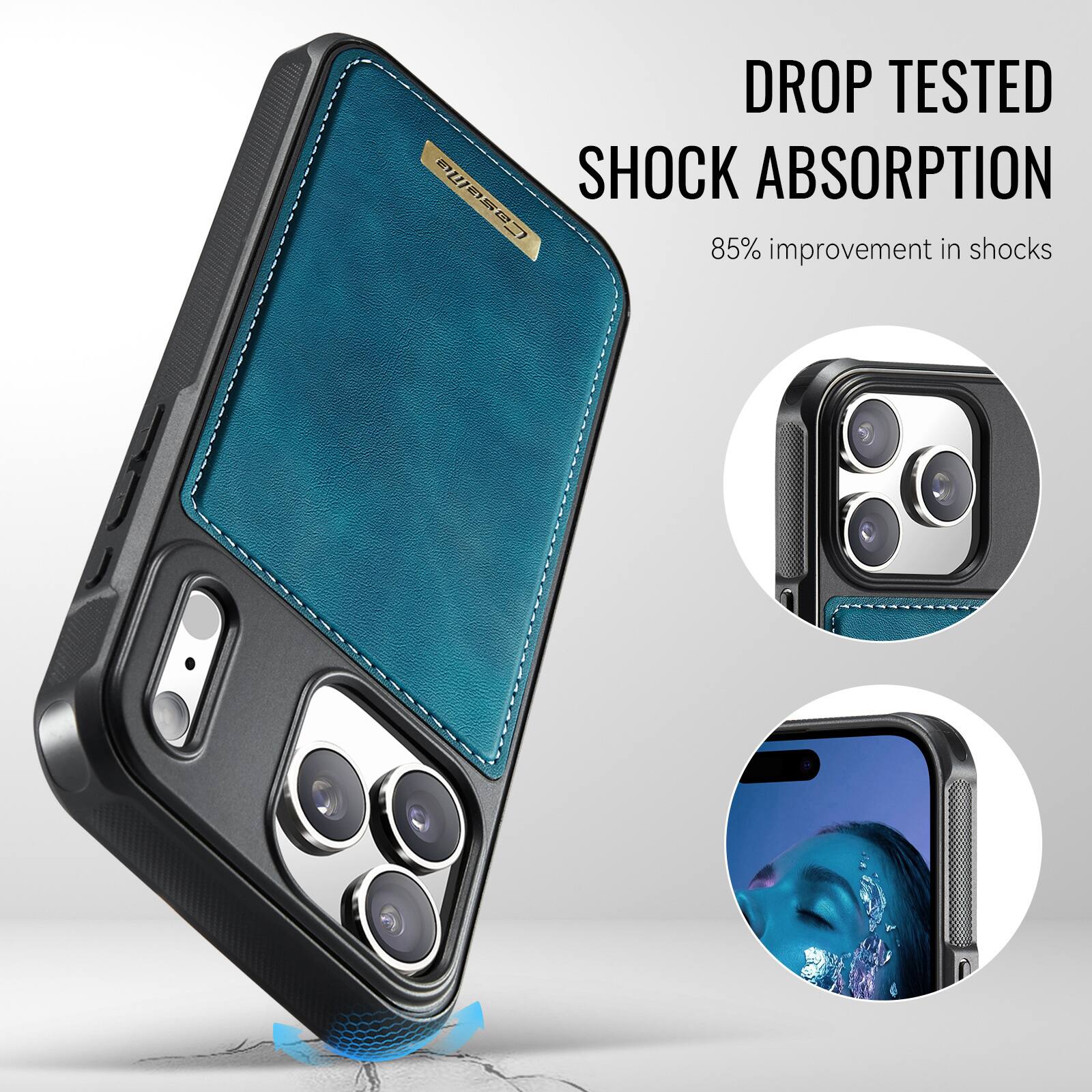 DROP TESTED  
SHOCK ABSORPTION  
85% improvement in shocks