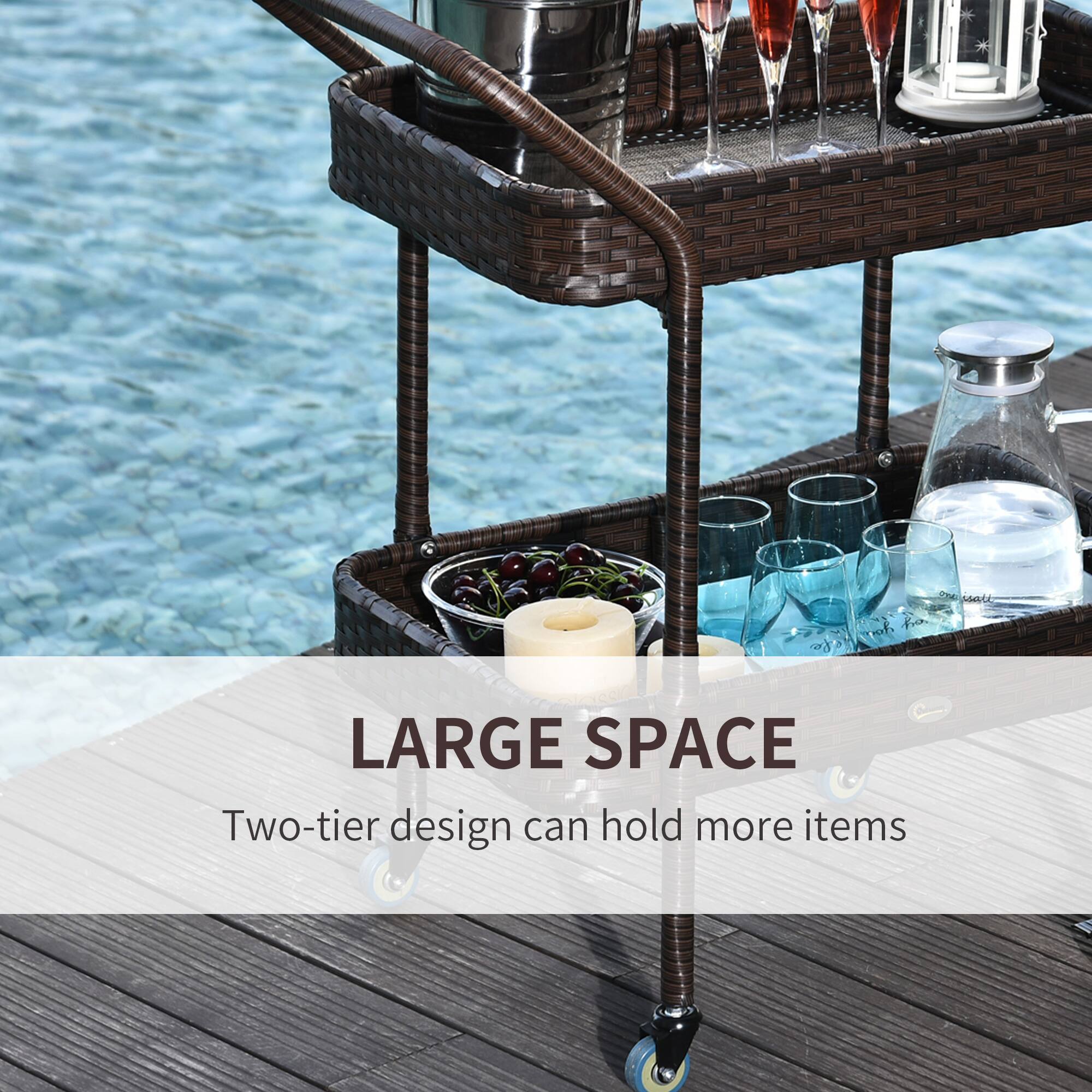 LARGE SPACE
Two-tier design can hold more items