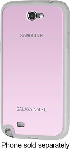  Samsung - Protective Bumper Cover Plus Case for Samsung Galaxy Note II Cell Phones - Pink