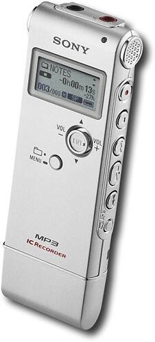 Best Buy: Sony Digital Voice Recorder Silver ICD-UX70