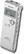 Angle Standard. Sony - Digital Voice Recorder - Silver.