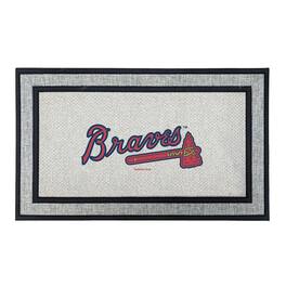 Jardine - Atlanta Braves 18" x 30" Indoor/Outdoor Logo Doormat - Multicolor