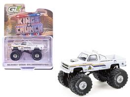 1986 Chevrolet Silverado Monster Truck Royal Canadian Mounted Police White w/Stripes 1/64 Scale Model Car by Greenlight