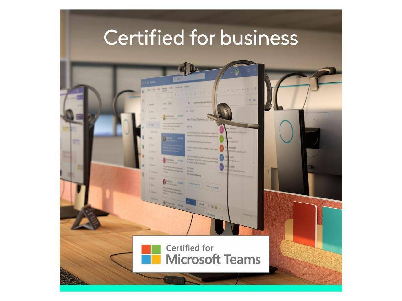 Certified for business  
Certified for Microsoft Teams