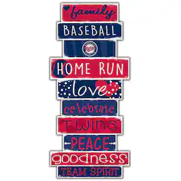 Fan Creations - 5'' x 24'' Celebrations Stack Sign - Multicolor