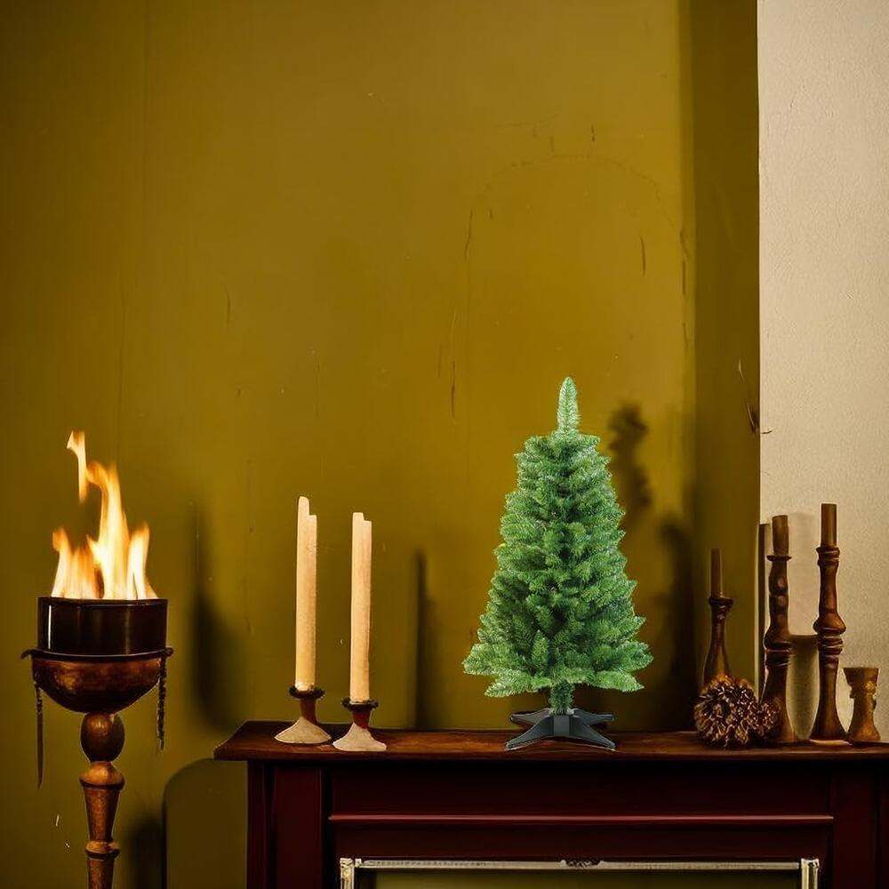 Alt View 1. RTMB - 3 FT Green Artificial Christmas Tree with 160 Branch Tips for Tabletop Decor - C0lor:Green Size: 3ft.