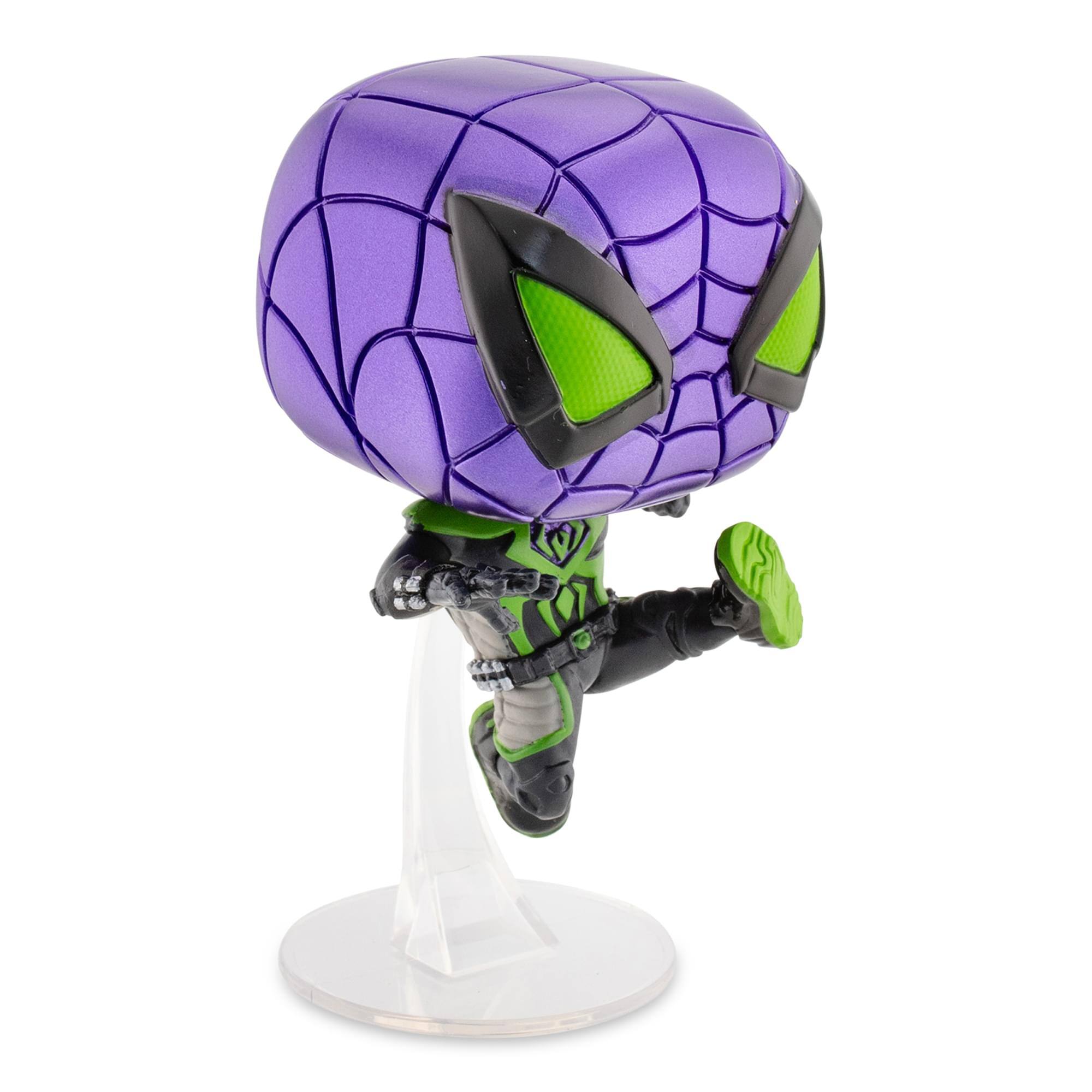 Alt View 2. Marvel - Marvel Spider-Man Funko POP Vinyl Figure | Miles Morales Purple Reign Suit - Purple.