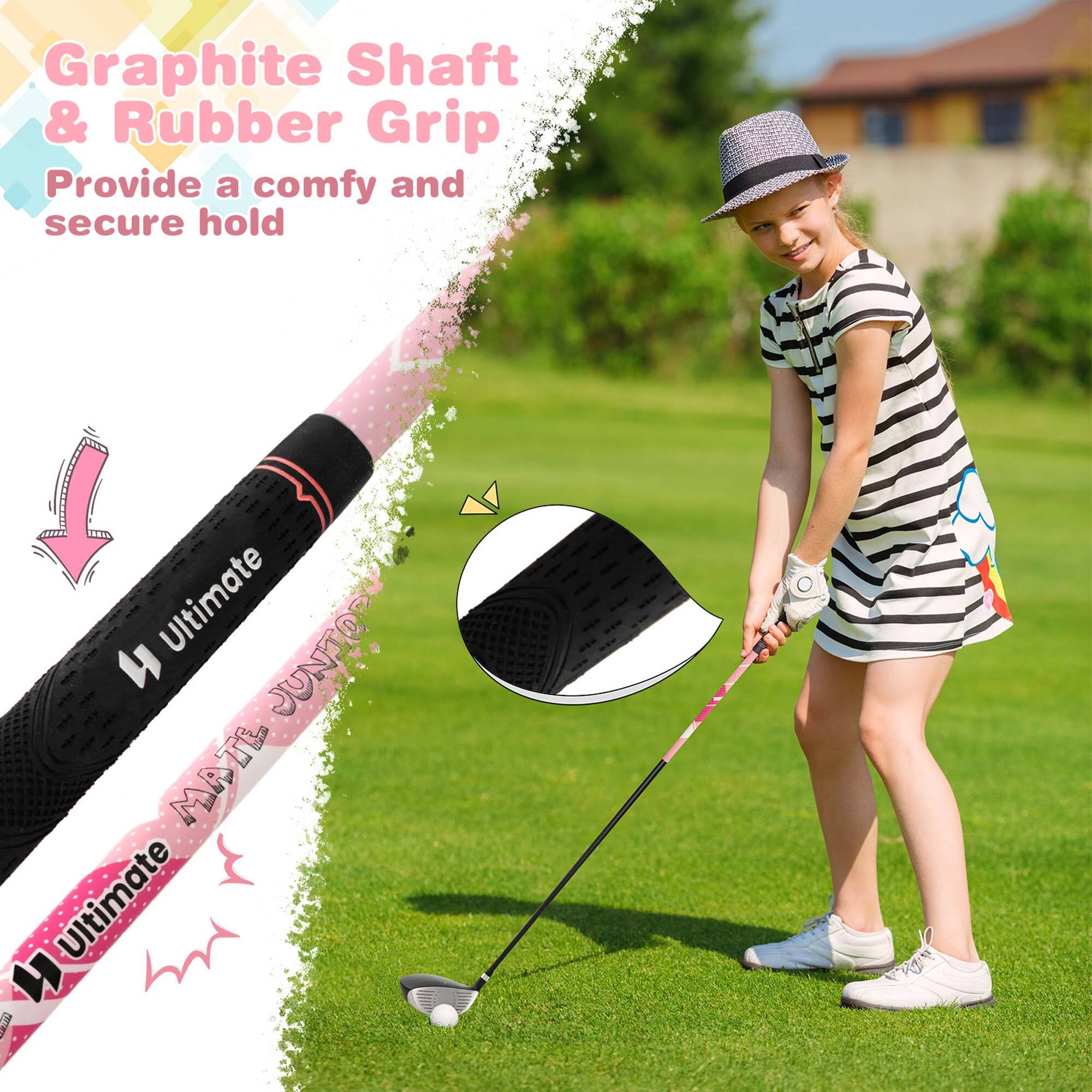 Graphite Shaft & Rubber Grip  
Provide a comfy and secure hold  

Ultimate JUNTO 4 TL MA  
Ultimate 5 I PON