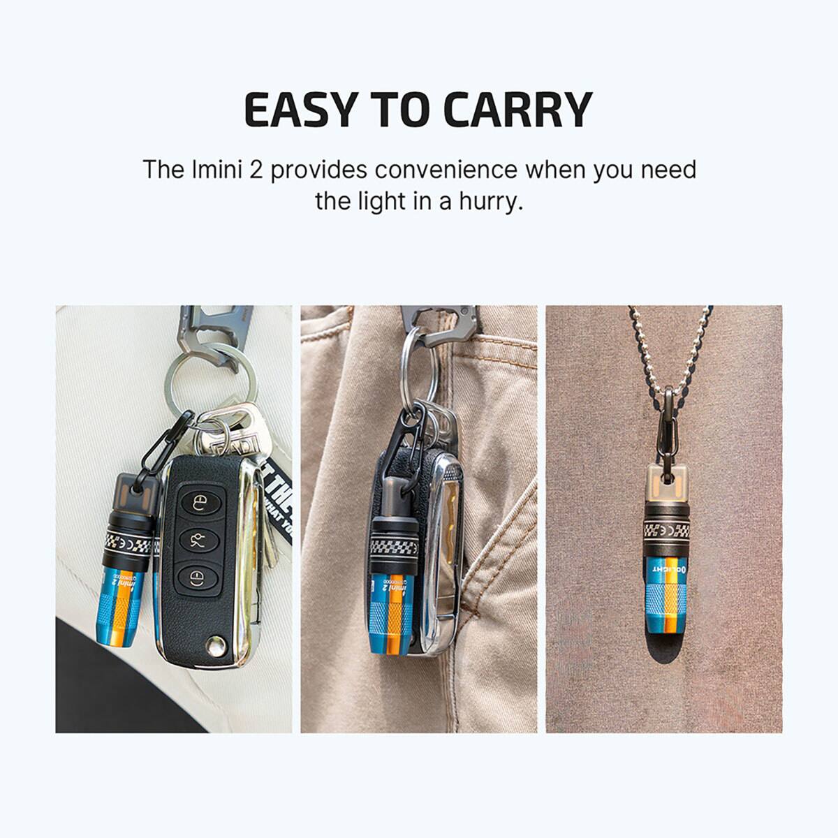 EASY TO CARRY

The Imini 2 provides convenience when you need the light in a hurry.