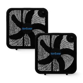 Hurricane - 20" Classic Series Floor Box Fan with 3 Speed Settings, 2 Pack - Black