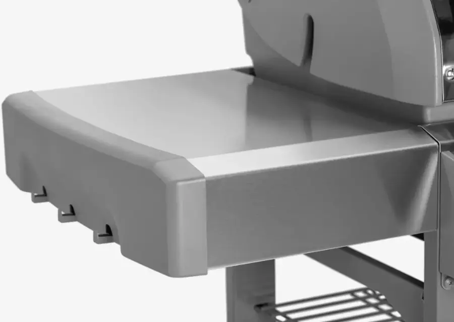 Alt View 16. Weber - GENESIS II S310 3-Burner Natural Gas Grill  with Cover and Weber Connect Bundle - Stainless Steel.