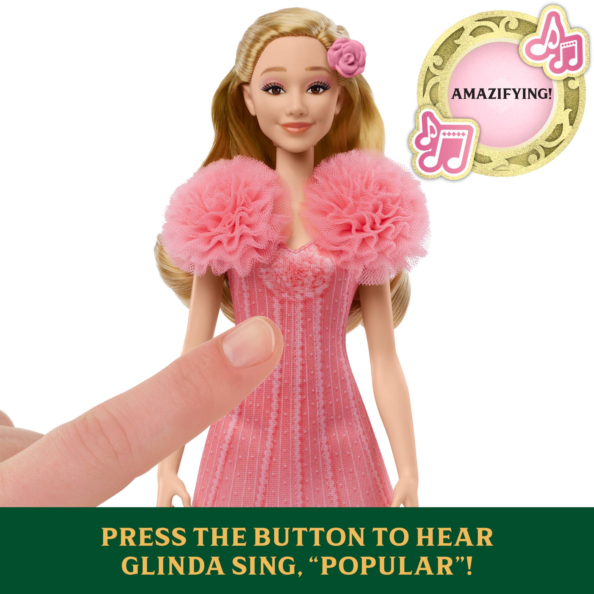 Amazifying! Press the button to hear Glinda sing "Popular"!