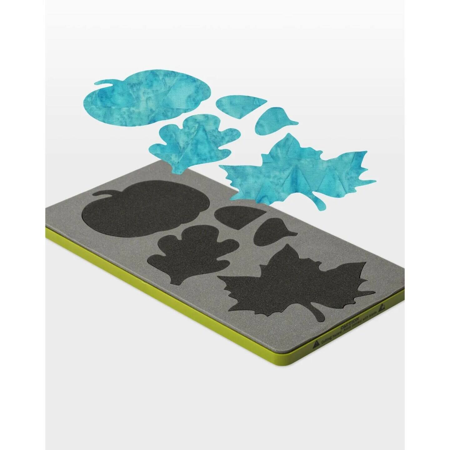 Angle. AccuQuilt - GO! Fabric Cutting Dies; Fall Medley - Black.