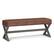 Front. Simpli Home - Salinger Large Ottoman Bench - Distressed Saddle Brown.