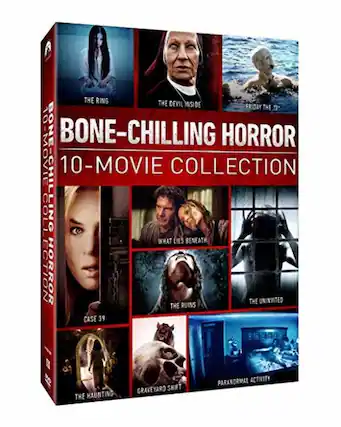 Front. Bone-Chliing Horror: 10-Movie Collection - DVD.