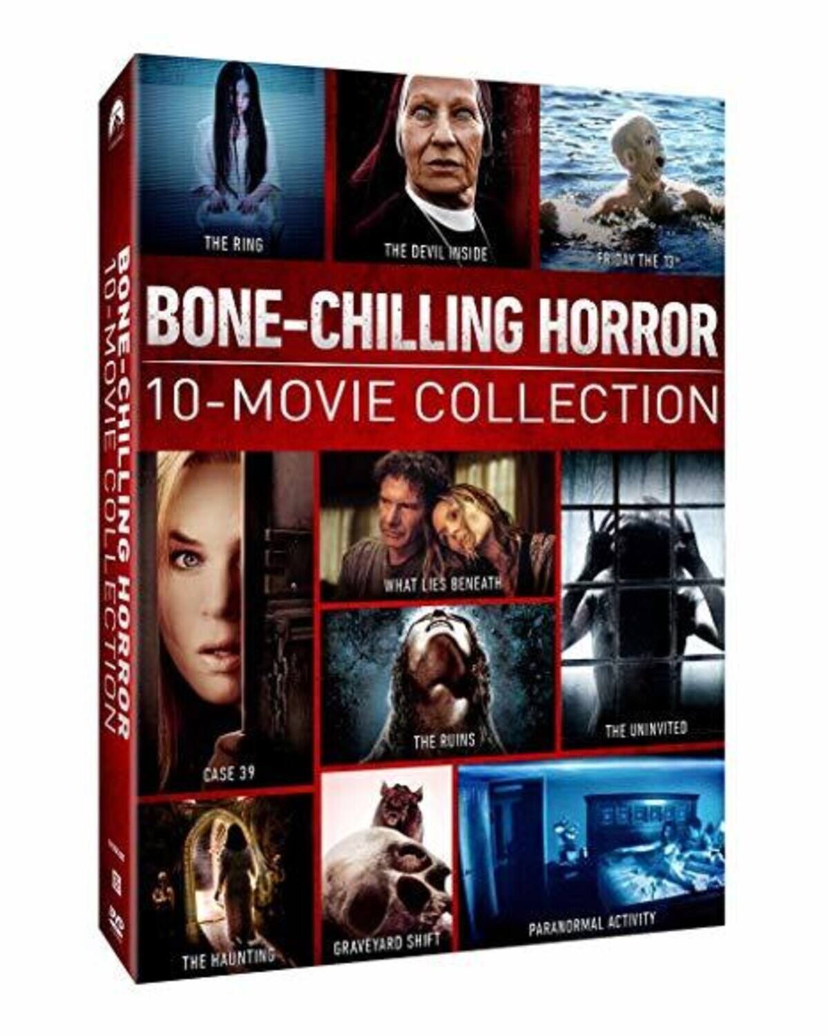 Front. Bone-Chliing Horror: 10-Movie Collection   - DVD.