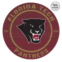 Jardine - Florida Tech Panthers 20" x 20" Indoor/Outdoor Circle Sign - Maroon