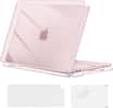 Front. mosiso - For MacBook Neo Case 13 inch 2026 Release A3404 with A18 Pro Chip, Protective Hard Shell&Keyboard Cover&Screen Protector - Crystal Blush.