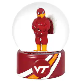 Evergreen Enterprises - Virginia Tech Hokies 100mm Mascot Glass Water Globe - Multicolor